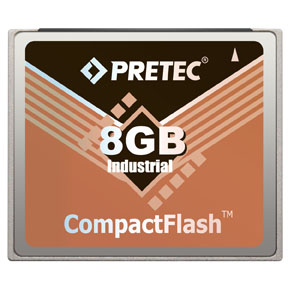 Carte Mémoire Compact-Flash Industriel, Classe de vitesse 120x, SLC,  Capacité 512Moctets à 28,00€